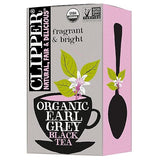 Clipper Tea Organic Earl Grey - USDA Organic, Non-GMO, Fair Trade, Sustainable Caffeinated Tea, 1 Pack, 20 Unbleached Tea Bags