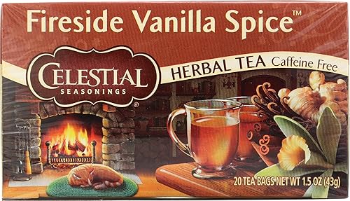 Celestial Seasonings Fireside Vanilla Spice Tea, 20 Tea Bags