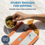 MASA Chips Corn Tortilla Chips Cooked in Beef Tallow - Seed Oil Free Snack, 2pk×5 oz each- Handmade with Only Naturally Grown Corn & Sea Salt, Gluten