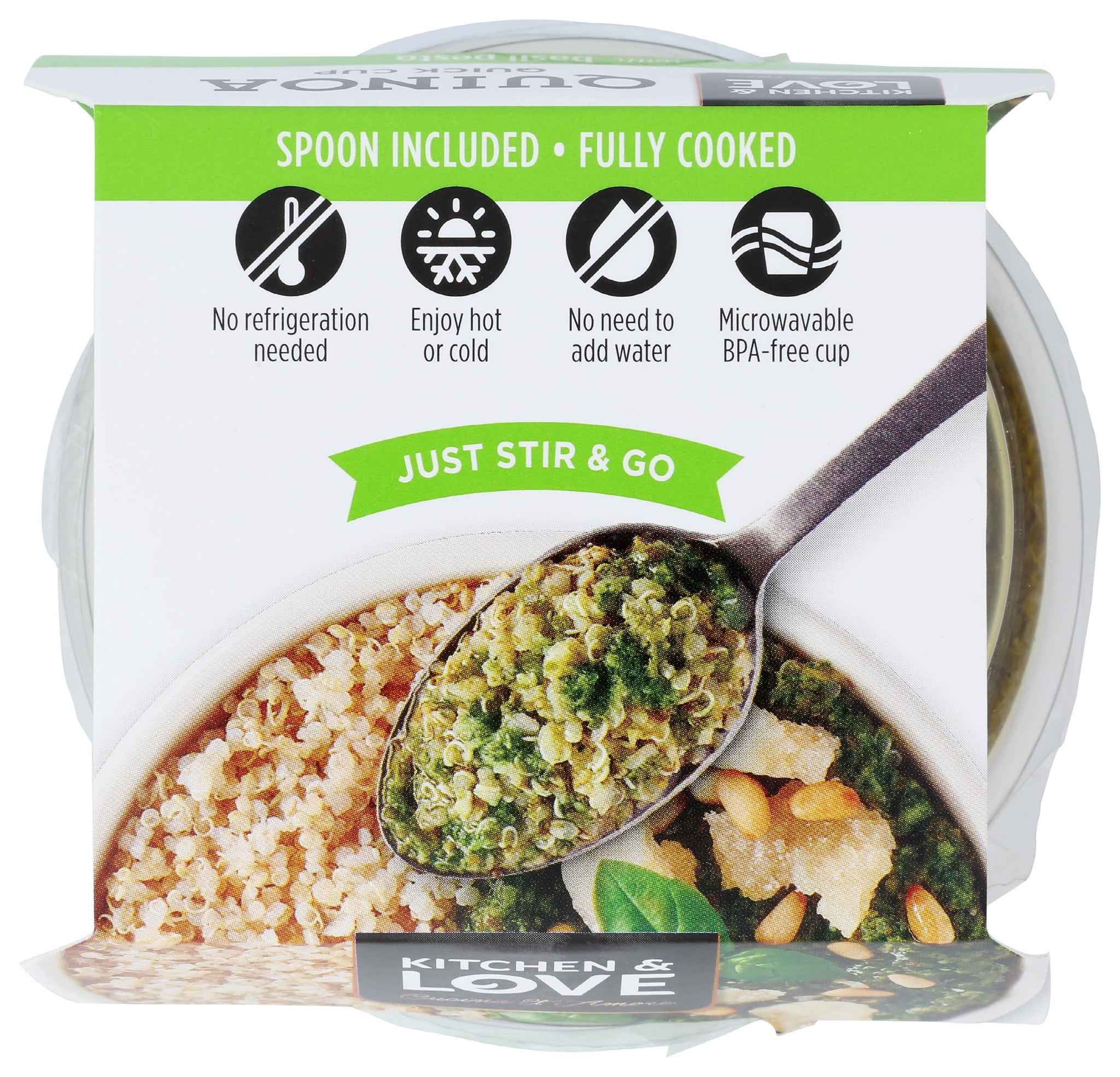 Cucina & Amore Quinoa RTE Meal, Basil Pesto, 7.9 Ounce