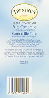 Twinings Organic Camomile Tea Bags 20 per pack - Pack of 6