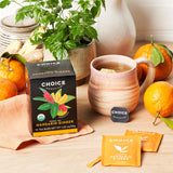 Choice Organic Teas Mandarin Ginger Tea - Organic Herbal Tea - 48 Tea Bags (Pack of 3)