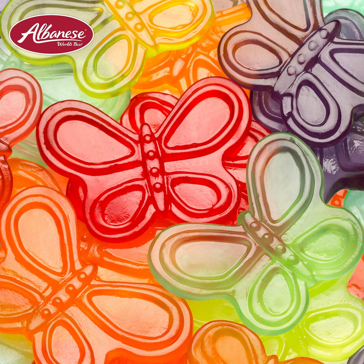 Albanese Candy, Large Gummi Butterflies, 5-pound Bag