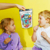 Freeze Dried Candy Sour Gummy Worms Variety Pack - Crunchy Candy Snack - Space Theme Party Favor Gift Idea,1oz