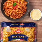 La Fe Rotini Pasta 16oz - 3 Pack - Unenriched Semolina Wheat Italian Pasta Rotini Noodles - Cholesterol & Sodium Free