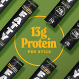 FATTY Meat Sticks, Made with Grass Fed Beef, Pork Raised Without Antibiotics, 13g Protein Per Stick, Jalapeno, 2 oz. (Pack of 5)