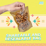 Nuez Garapiñada | Caramelized Pecans - Crunchy Mexican-Style Candied Pecans with a Hint of Vanilla (8oz Bag)
