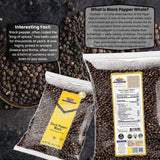 Rani Black Pepper Whole (Peppercorns), Premium MG-1 Grade 80oz (5lbs) 2.27kg Bulk ~ All Natural | Gluten Friendly | Non-GMO | Kosher | Product