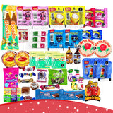 Mexican Candy Variety Pack (50 Count) Non-Spicy, Dulces Mexicanos, Mexican Snacks, with Obleas, Bubulubu, Vero Candy, Mazapan, by Sabores de Mexico