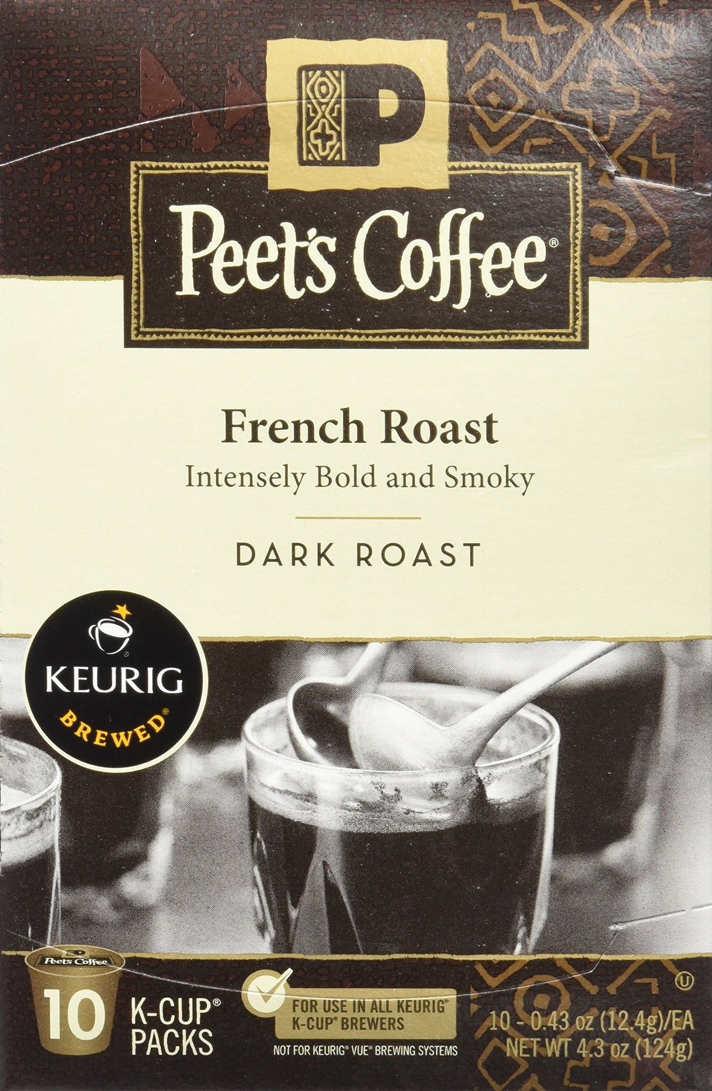 Peet's Coffee French Roast Single Cup Coffee for Keurig K-Cup