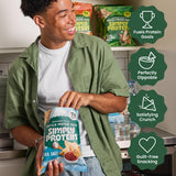 Simply Protein - Tortilla Chips, Restaurant Style Protein Chips, Sea Salt (3-Pack) - 7g Protein, 140 Calories, Gluten Free, Vegan - Plant Based