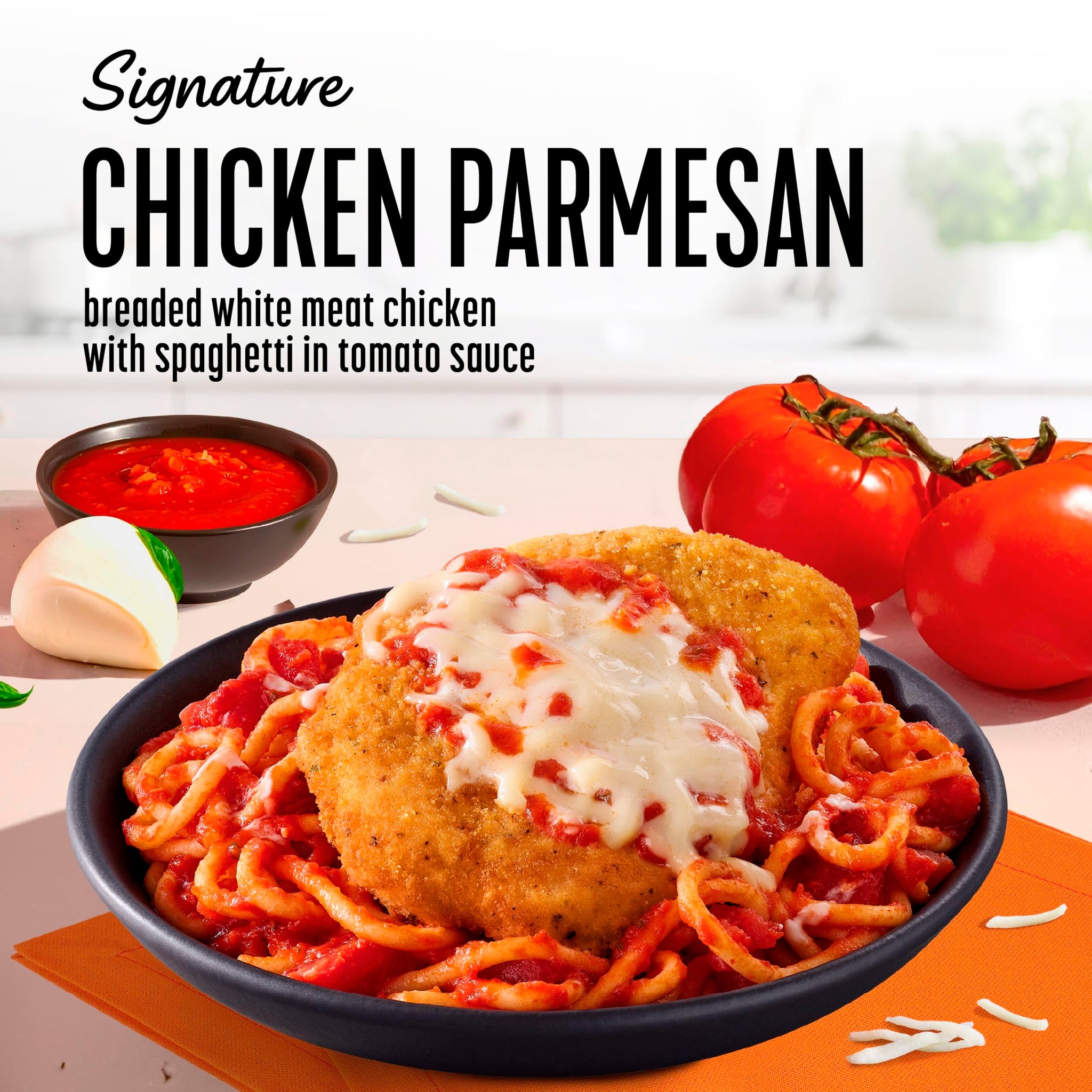 Lean Cuisine Frozen Meal Chicken Parmesan, Protein Kick Microwave Meal, Microwave Chicken Parmesan Dinner, Frozen Dinner for One, 10.875 oz
