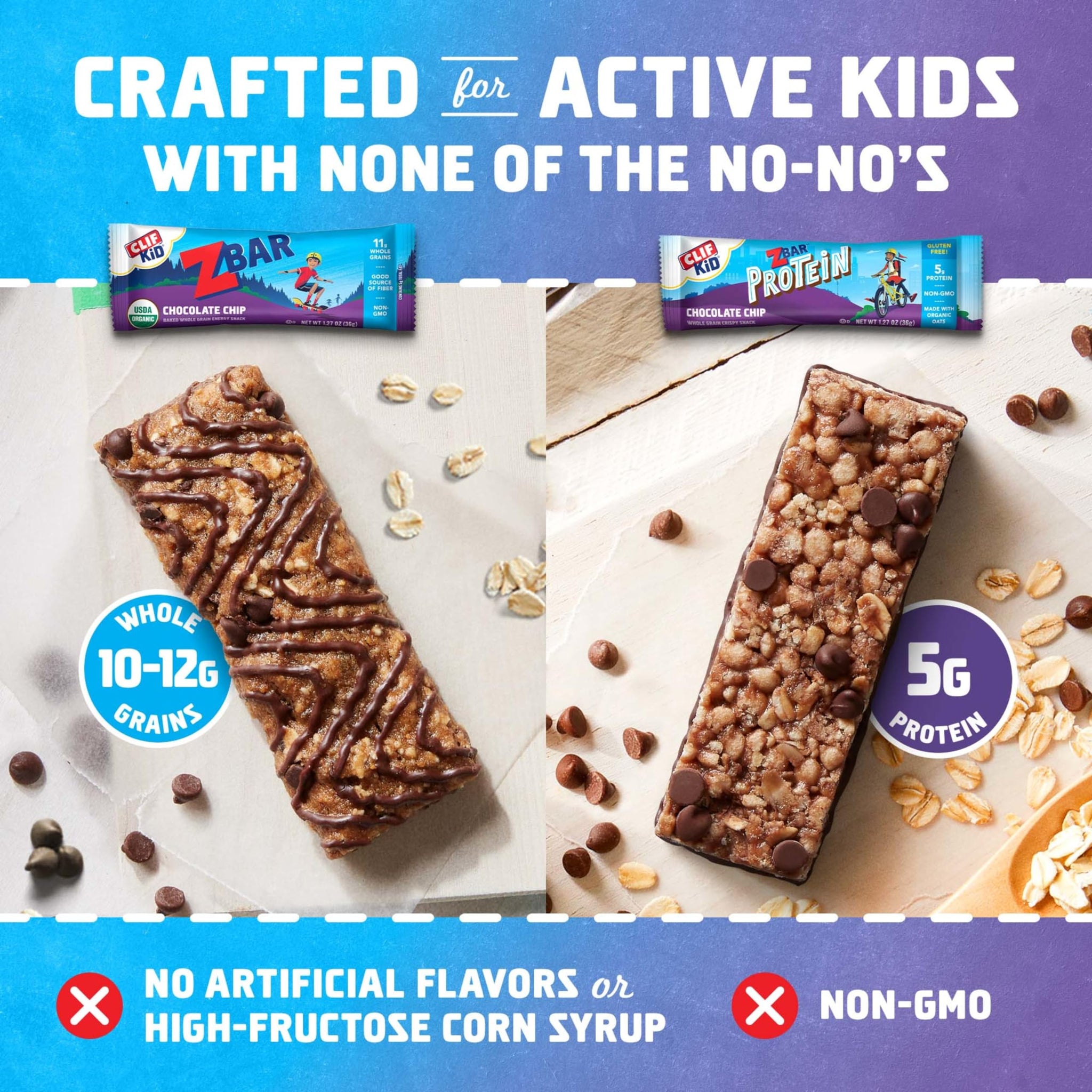 Zbar and Zbar Protein - Variety Pack - Snack Bars - Made with Organic Oats - Non-GMO - Soft Baked Granola Bars and Crispy Protein Bars (16 Pack)