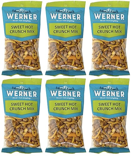 Werner Snacks Sweet Hot Crunch Mix - Spicy Sweet Snack Mix Value Size 5 Ounces (Pack of 6)