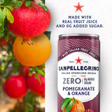 Sanpellegrino Zero Grams Added Sugar Pomegranate & Orange Italian Sparkling Drink, 24 Pack Of 11.15 Fl Oz Cans, Sanpellegrino Italian Sparkling