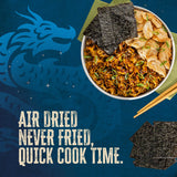 Blue Dragon Soy Garlic Saucy Noodles - 4.2oz (Pack of 3) - Knife Cut Air Dried Noodles w/Soy Garlic Sauce & Chili Garnish - Quick & Easy Meal