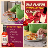 Lola’s Carolina Reaper Hot Sauce | Made with Red Jalapenos & Carolina Reaper Peppers | 0 Calories, 0g Fat, Low Sodium | All-Natural, Keto, Gluten-Free
