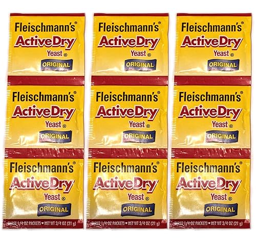 Fleischmann's Active Dry Yeast Strip, 0.25 Ounce (9 Count)