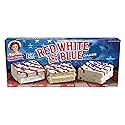 Little Debbie Red, White, & Blue Vanilla Cakes