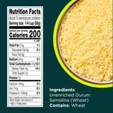 RiceSelect Couscous, Premium Moroccan-Style Wheat Couscous, Non-GMO, Kosher, 26.5oz Jar (Pack of 1)