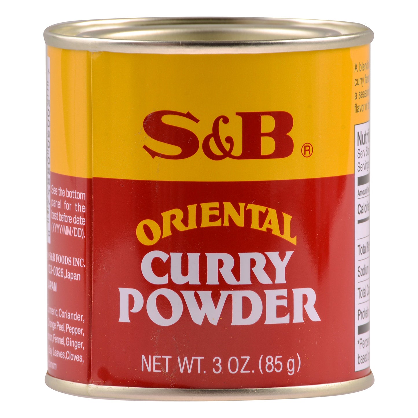 S&B Curry Powder Oriental, 3 Oz