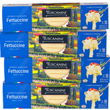 Tuscanini Authentic Italian Fettuccine Pasta Noodles 16oz (4 Pack) Made with Premium Durum Wheat