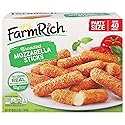 Farm Rich Mozzarella Cheese Sticks - Frozen Appetizers for Parties, Breaded Cheese Stick, 48 oz Pack - Farm Rich Snacks