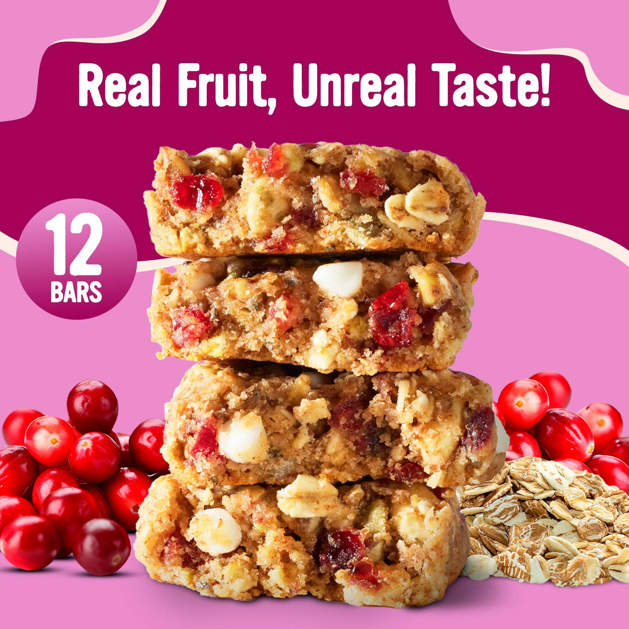Cooper Street Granola Bakes - Soft Baked Oats, Grain & Seeds Breakfast Granola Cookie Bars - Nut & Dairy Free, Low Sodium, Healthy Lunchbox Snacks