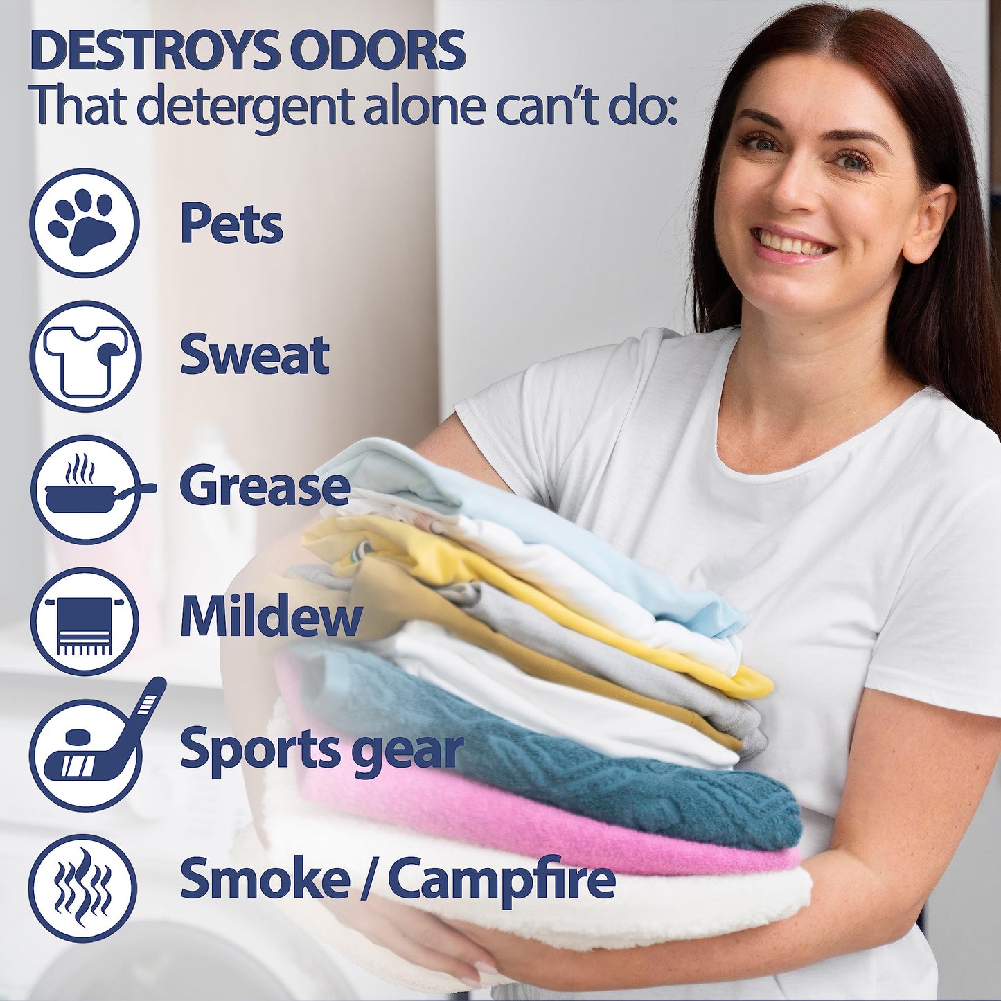 NATURE CLEAN Stink Bombs - Natural Laundry Odor Eliminator Pods. Pet Odor Eliminator for Home, Laundry Deodorizer & Strong Odor Remover for Clothes