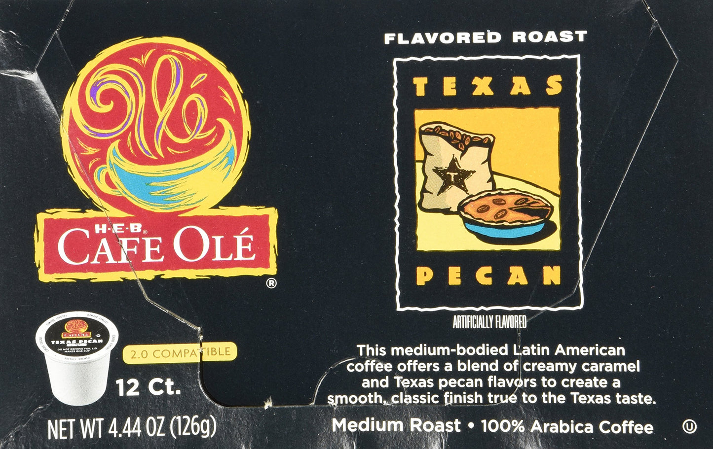 H.E.B. Texas Pecan 12 Count single-brew TWO-PACK