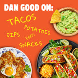 Dan-O's Tac-O Seasoning, 2.5 oz Bottle, 2 Pack, All Purpose Taco Seasoning for Tacos, Quesadillas, Ground Beef and More, Sugar Free, Zero Calorie, Use