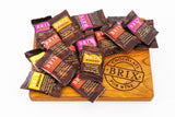 Brix Chocolate For Wine Brix Bites Assorted Bites, Premium Wine Pairing Collection, 3 Pack, 24 Pieces