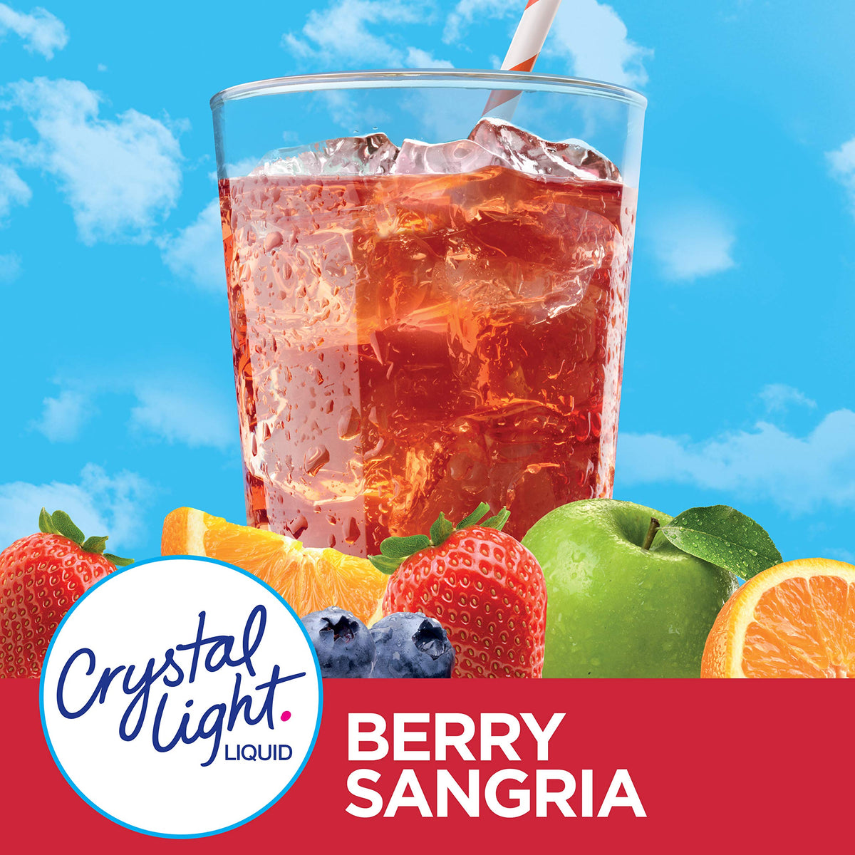 Crystal Light Liquid Berry Sangria Drink Mix (1.62 oz Bottle)
