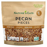 Nature’s Eats Pecan Pieces - Natural Raw Pecans, Gluten Free Vegan Protein, Ideal for Baking, Cooking, & Salad Toppings, Healthy Snacks for Adults
