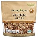 Nature’s Eats Pecan Pieces - Natural Raw Pecans, Gluten Free Vegan Protein, Ideal for Baking, Cooking, & Salad Toppings, Healthy Snacks for Adults
