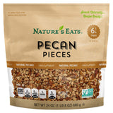 Nature’s Eats Pecan Pieces - Natural Raw Pecans, Gluten Free Vegan Protein, Ideal for Baking, Cooking, & Salad Toppings, Healthy Snacks for Adults