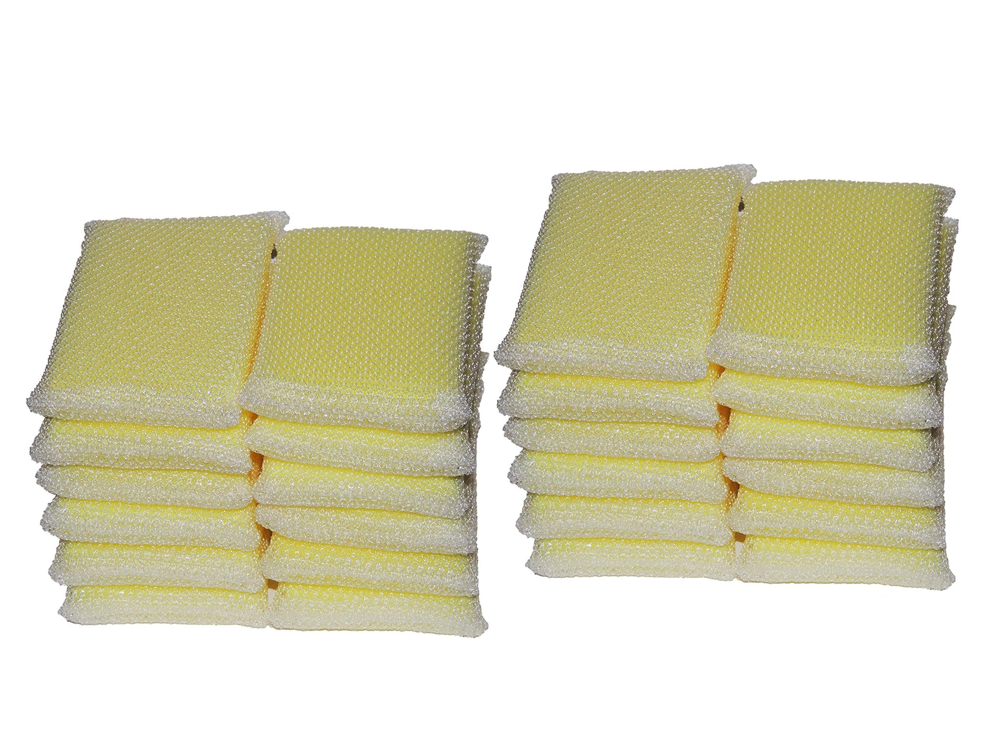 Elite All Purpose Cleaning Pad, 24 Pads (Bulk), Non Scratch, Dish Sponge, Scrubber, Sponges for Kitchen and Household Use, Made in USA
