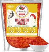 Habanero Pepper Ground 4oz - Premium All Natural Powder. No Additives. Hot & Spicy Rich Flavor By Amazing Chiles and Spices.