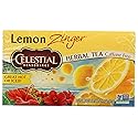 Celestial Seasonings 100% Natural Lemon Zinger Herbal Tea 20 ct
