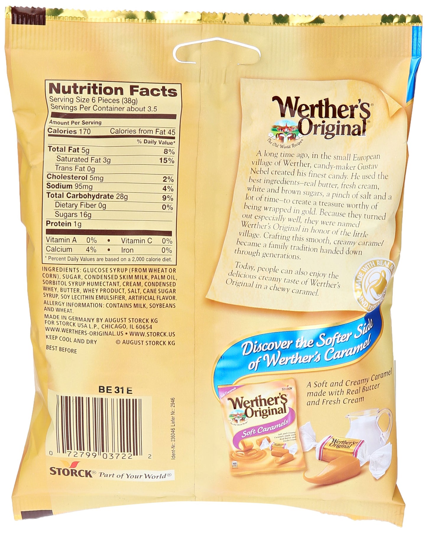 Werther's Original, Chewy Caramels, 5 Ounce