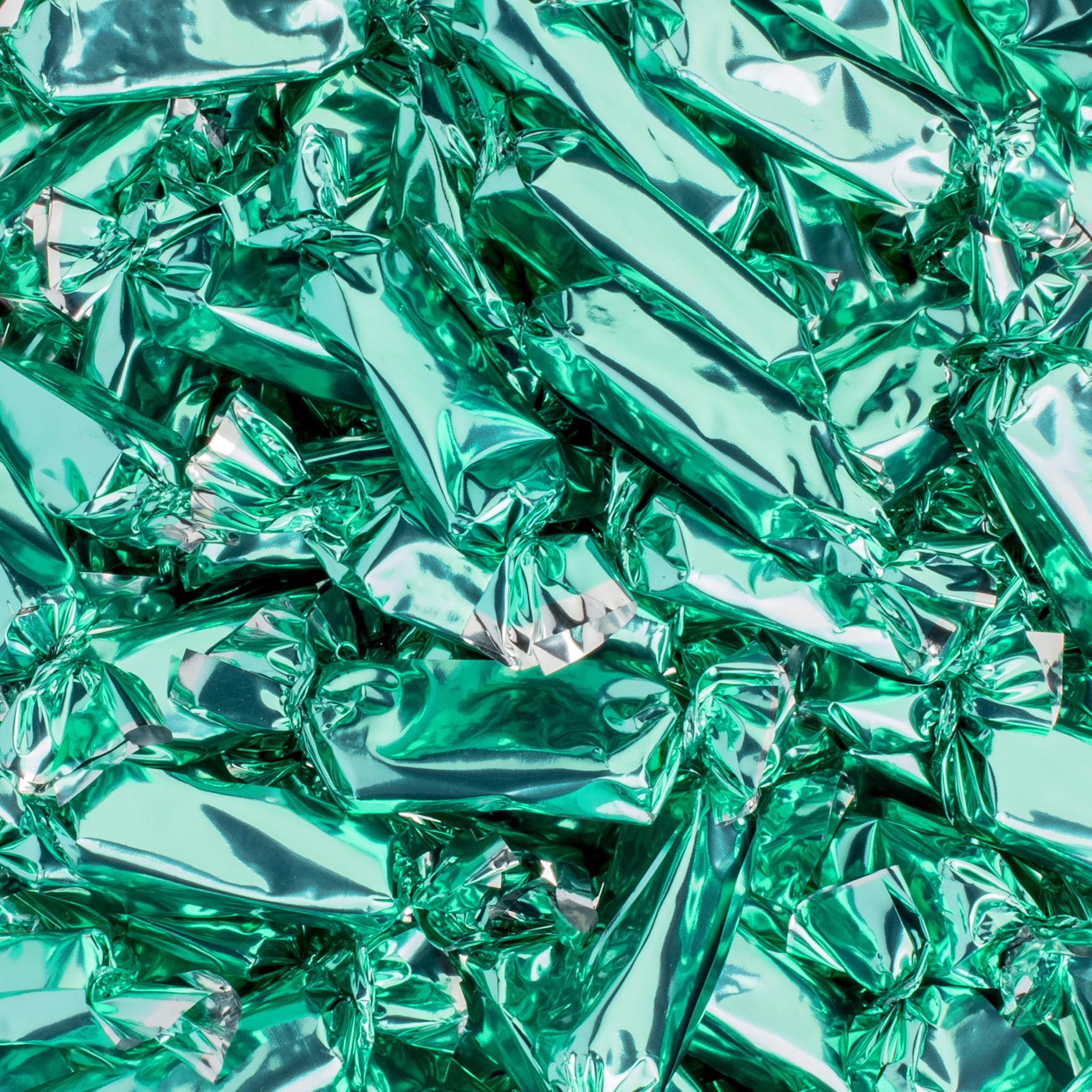Candy Envy - Individually Wrapped Caramels - Turquoise Wrapper - 2 Pound Bulk Turquoise Candy