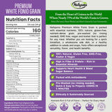 Nafajama Premium Gluten-Free White Fonio Grain | Pre-Washed Ancient African Super-Grain | Non-GMO, Vegan, High-Fiber Superfood | All-Natural, Uncooked - 1 Bag of 1 lb / 454g