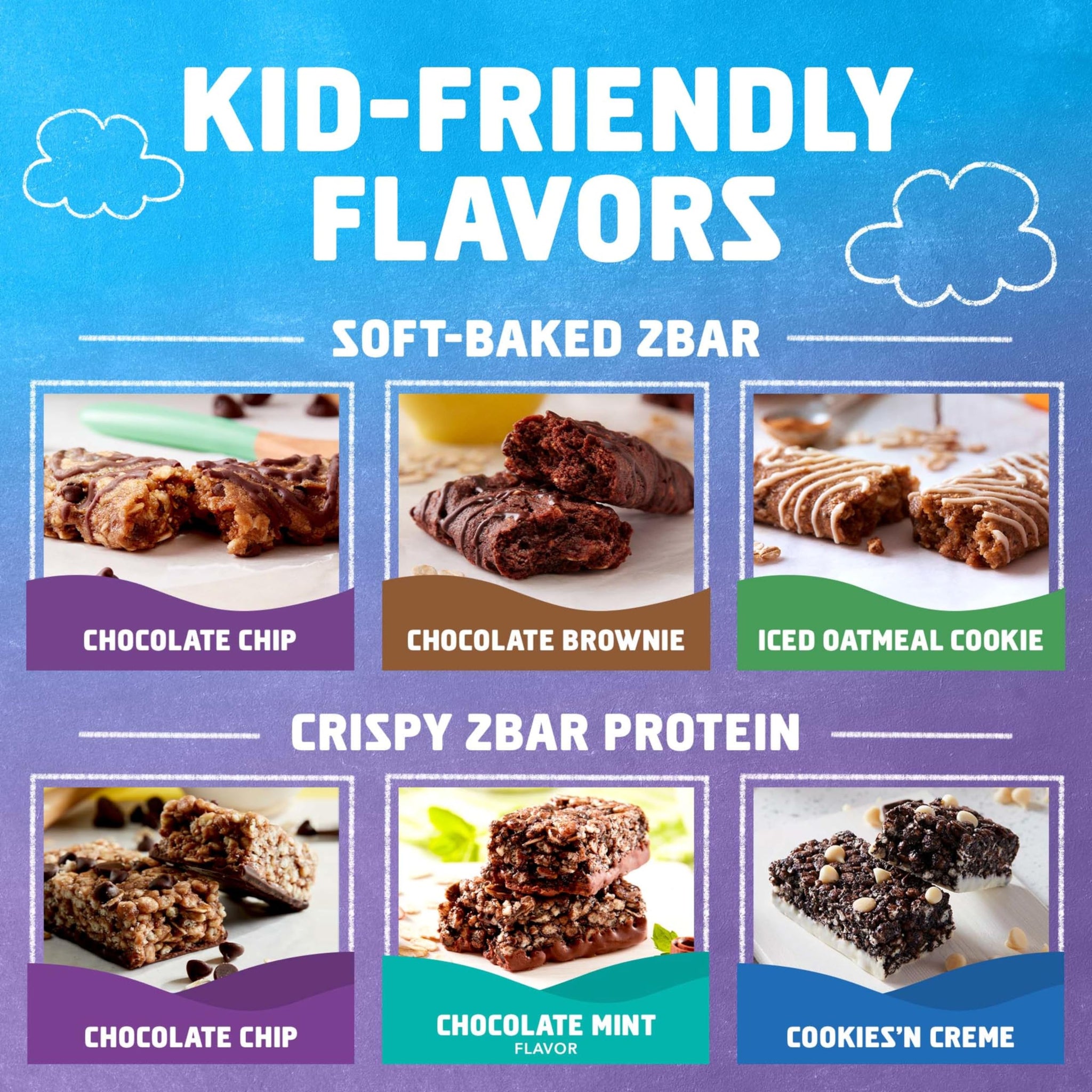 Zbar and Zbar Protein - Variety Pack - Snack Bars - Made with Organic Oats - Non-GMO - Soft Baked Granola Bars and Crispy Protein Bars (16 Pack)