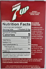 7up On The Go - 6 Pack - 3 Lemon Lime & 3 Cherry Drink Mix Singles