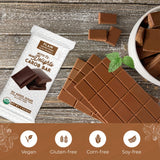 Missy J's Organic Carob Dark Delights Unsweetened Plain Candy Bar 3 Oz 2 Pack | Vegan, Gluten and Caffeine Free, Healthy Substitute for Chocolate