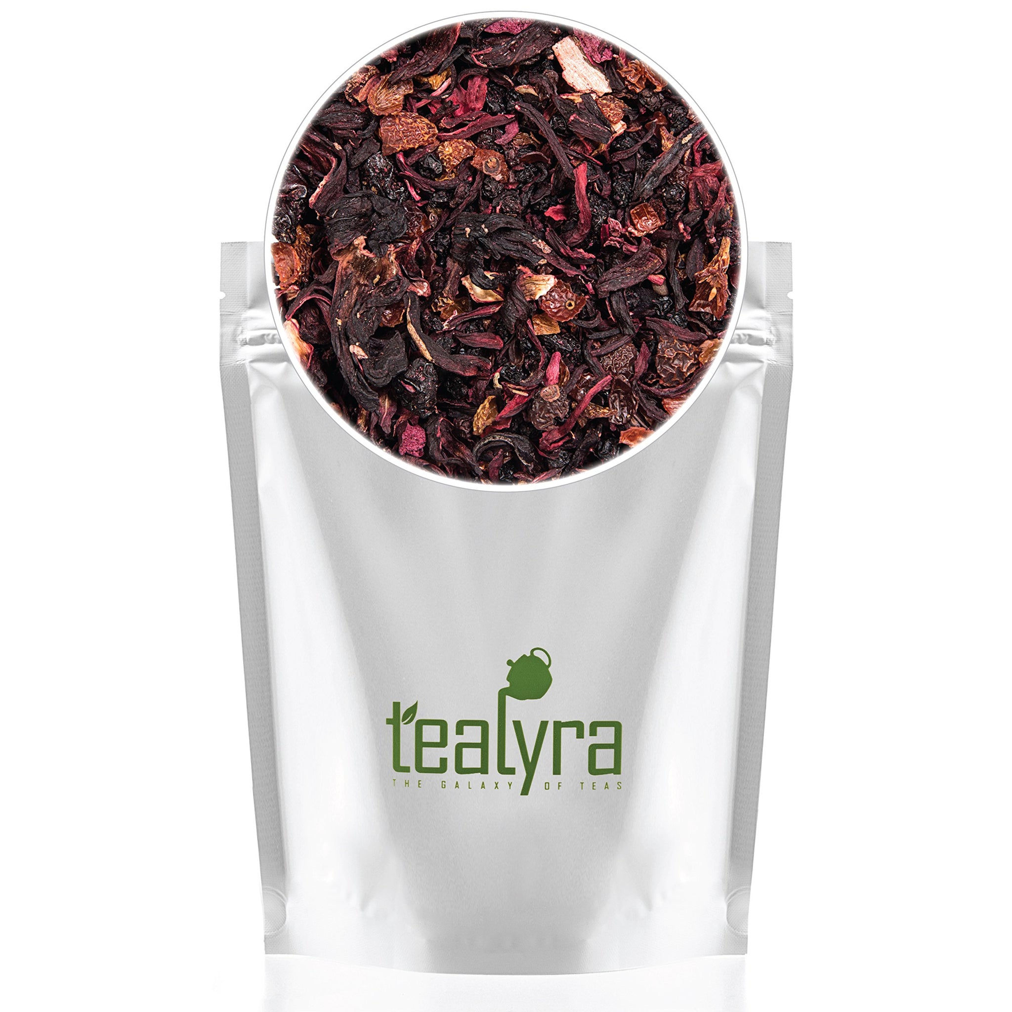 Tealyra - Cherry Goddess - Fruity Herbal Loose Leaf Tea - Caffeine-Free - Vitamin Rich - Hot or Iced Drink - 110g (4-ounce)