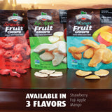 Brothers All Natural Freeze Dried Fruit Crisps, Mango, 1 Oz (Pack of 8), Made with 100% Fruit, Gluten Free, Soy Free, Vegan, Healthy Snack, Resealable