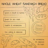 100% Whole Wheat Bread Sliced - 3 Pack - 16 oz per Loaf | Delicious Sandwich Bread | Dairy & Nut Free | Stern’s Bakery