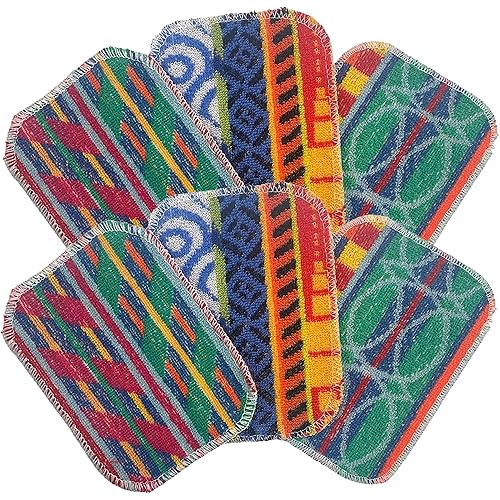 Molly’s Marvelous European Scrubbing & Scouring Pads Dishwasher Safe, Non-Scratch Cleaning for Pots, Pans, Stainless Steel, Countertops & Floors (6