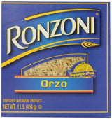 Ronzoni Orzo, 16-Ounce (Pack of 15)